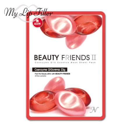 Beauty Friends II Coenzyme Q10 Essence Mask Sheet Pack - Mi relleno de labios