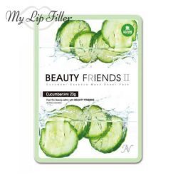 Paquete de hojas de máscara de esencia de pepino de Beauty Friends II - Mi relleno de labios - foto 6