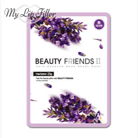 Beauty Friends II حزمة ورقية من قناع هيرب إيسنس - حشو الشفاه الخاص بي