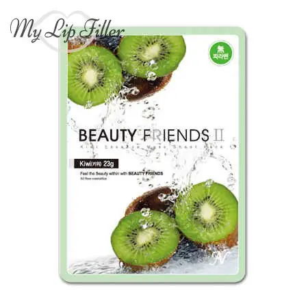 Beauty Friends II Kiwi Essence Mask Sheet Pack - My Lip Filler