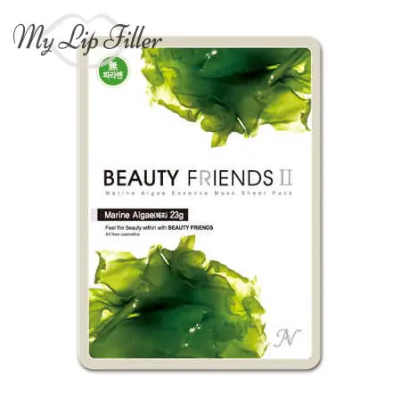 Paquete de hojas de máscara de esencia de algas marinas de Beauty Friends II - My Lip Filler