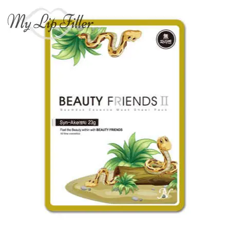 Beauty Friends II حزمة ورق قناع Syn-ake Essence - حشو الشفاه الخاص بي