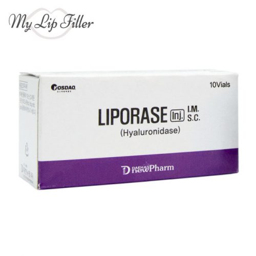 Liporase (محلول هيالورونيداز) - 10 قارورة - حشوة الشفاه الخاصة بي