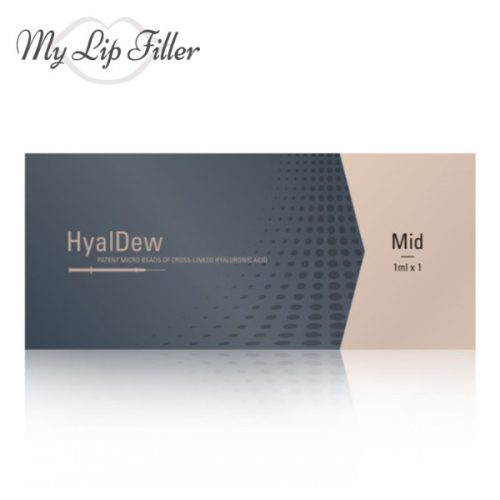 HyalDew Mid (1 × 1 مل) - حشو الشفاه الخاص بي