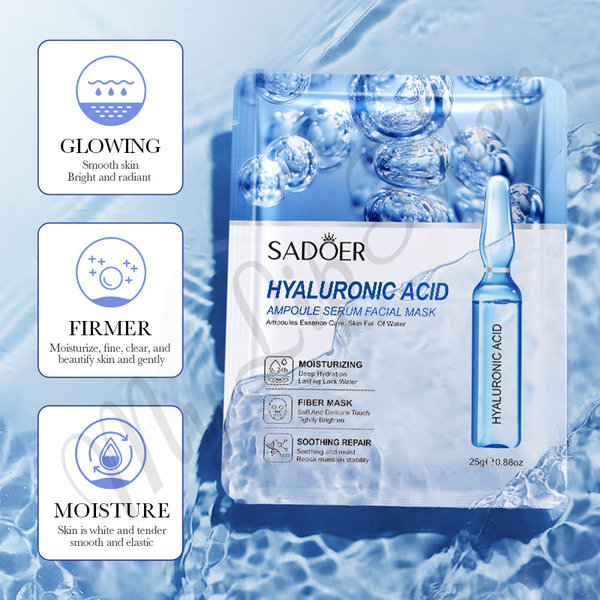 Sadoer Hyaluronic Acid Ampoule Serum Mask by mylipfiller.com - photo 2 Sadoer Hyaluronic Acid Ampoule Serum Mask - My Lip Filler - photo 2