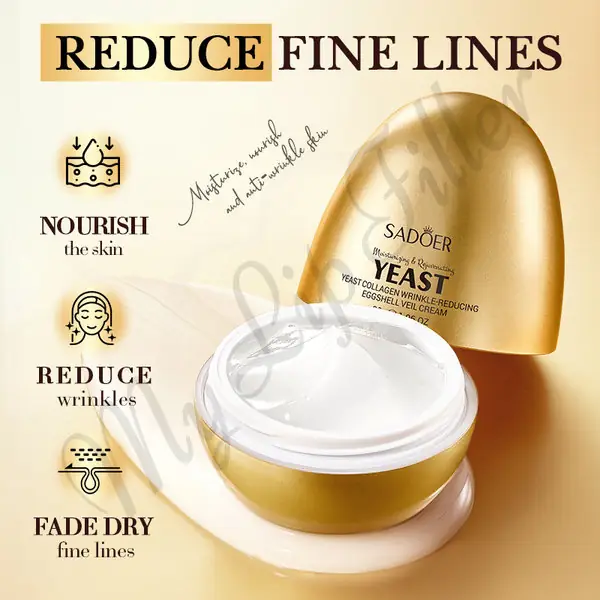 Sadoer Yeast Collagen Wrinkle Cream by mylipfiller.com - photo 2 Sadoer Yeast Collagen Wrinkle Cream - My Lip Filler - photo 2